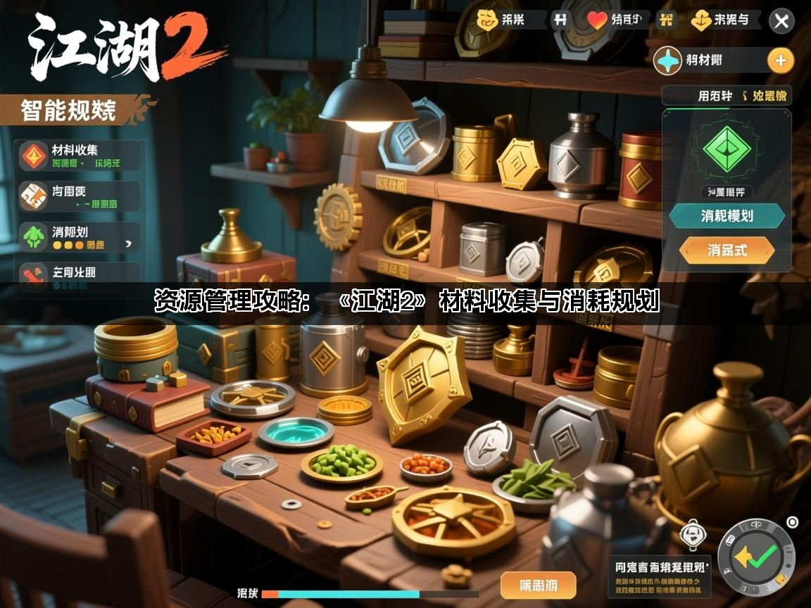 资源管理攻略：《江湖2》材料收集与消耗规划(图1)